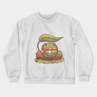 Cute Cozy Frog Crewneck Sweatshirt